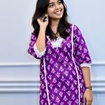 Royal vibe purple 3piece suit set