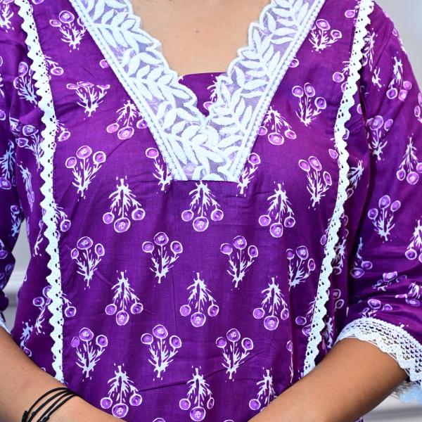 Royal vibe purple 3piece suit set