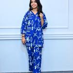 2 Piece Set Dark Blue