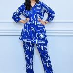 2 Piece Set Dark Blue