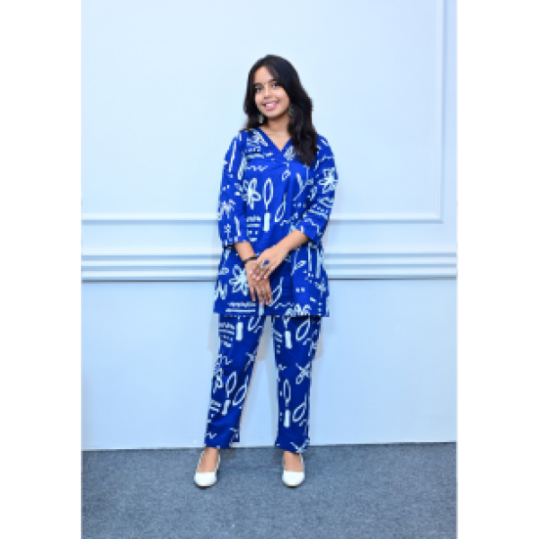 2 Piece Set Dark Blue